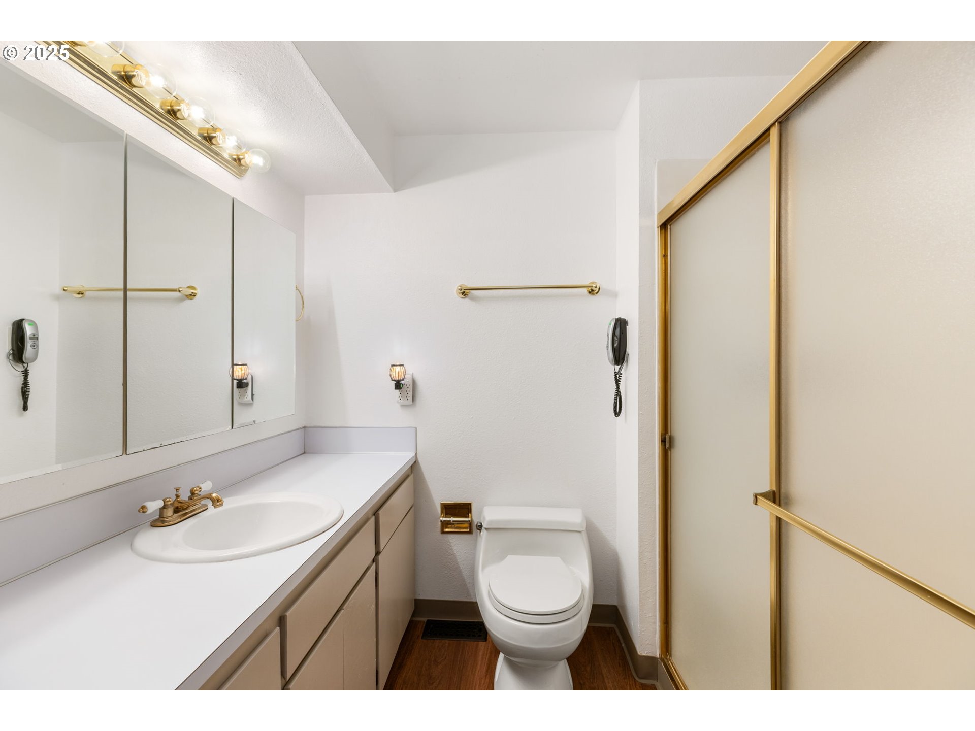 17130 Southwest Baker Street Beaverton, OR 97007 - Photo 26 of 37 a bathroom with a sink a toilet and shower