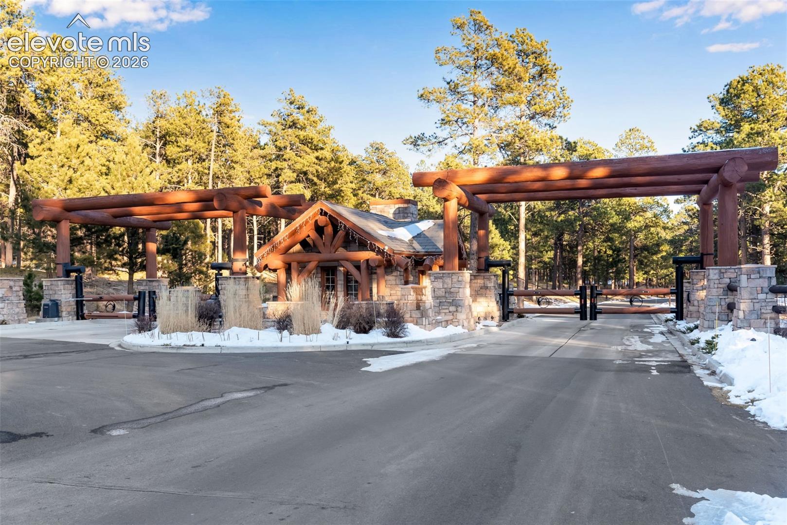 16075 Winding Trail Road Colorado Springs, CO 80908 - Photo 46 of 49 Gated entrance