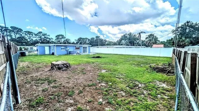 a view of a big yard