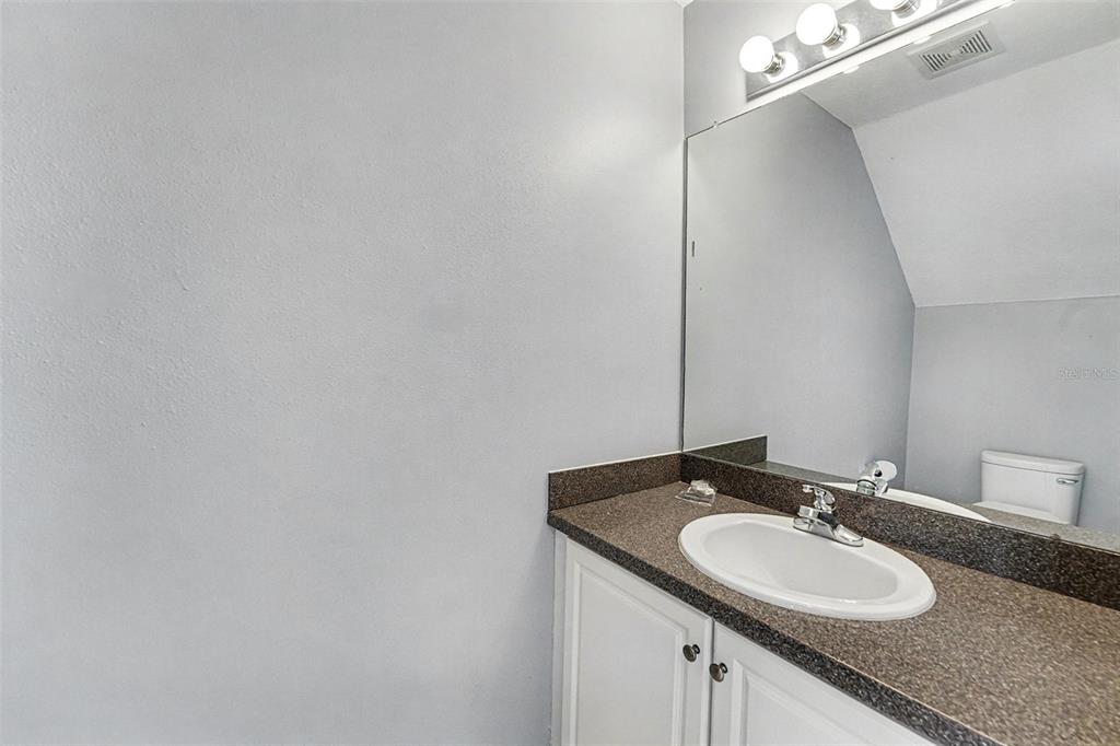 5860 Fishhawk Ridge Drive Lithia, FL 33547 - Photo 10 of 31 a bathroom with a granite countertop sink and a mirror
