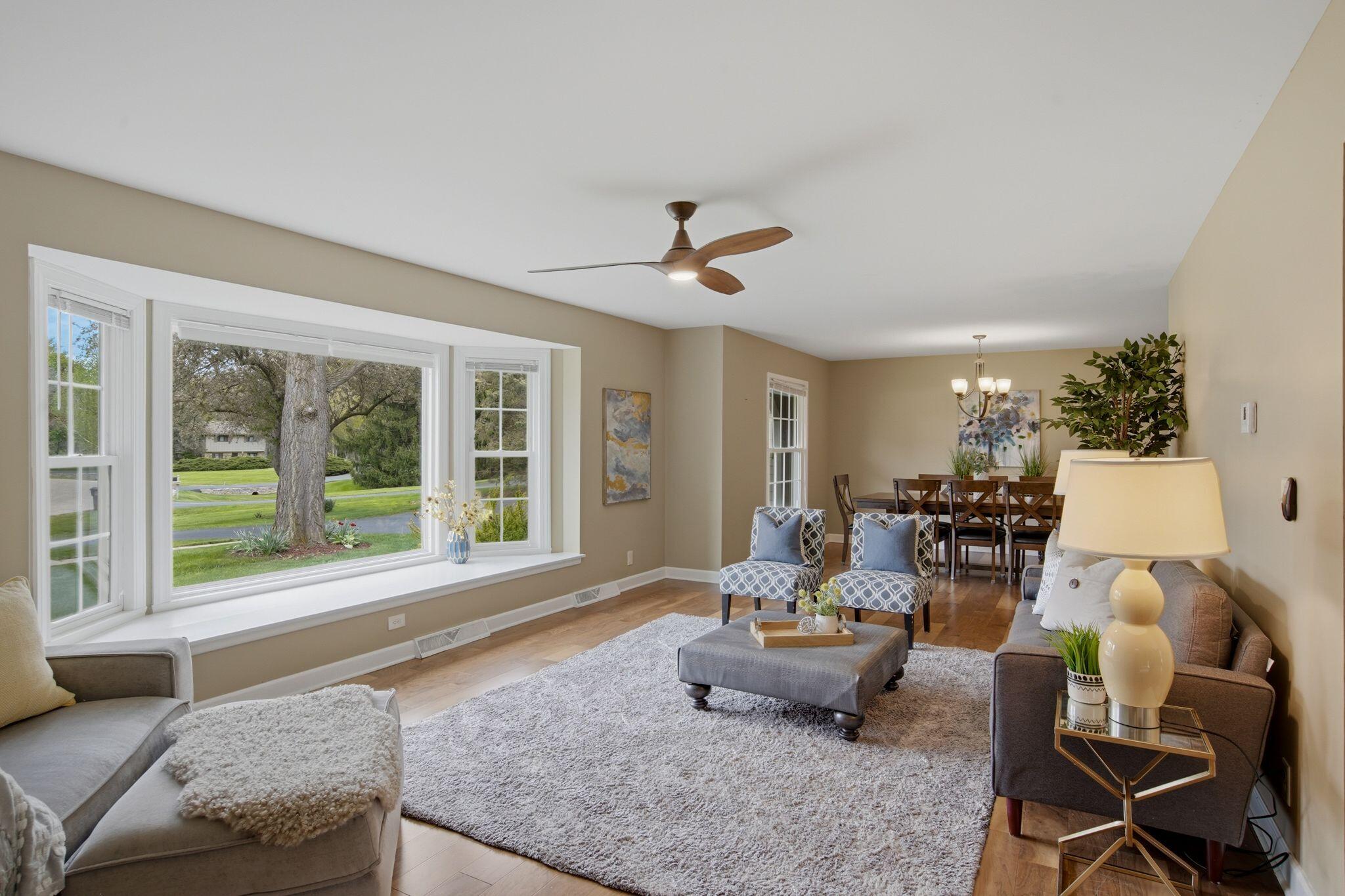 3941 South Brook Road Caledonia, WI 53126 - Photo 4 of 50 Living Room - Bay Window