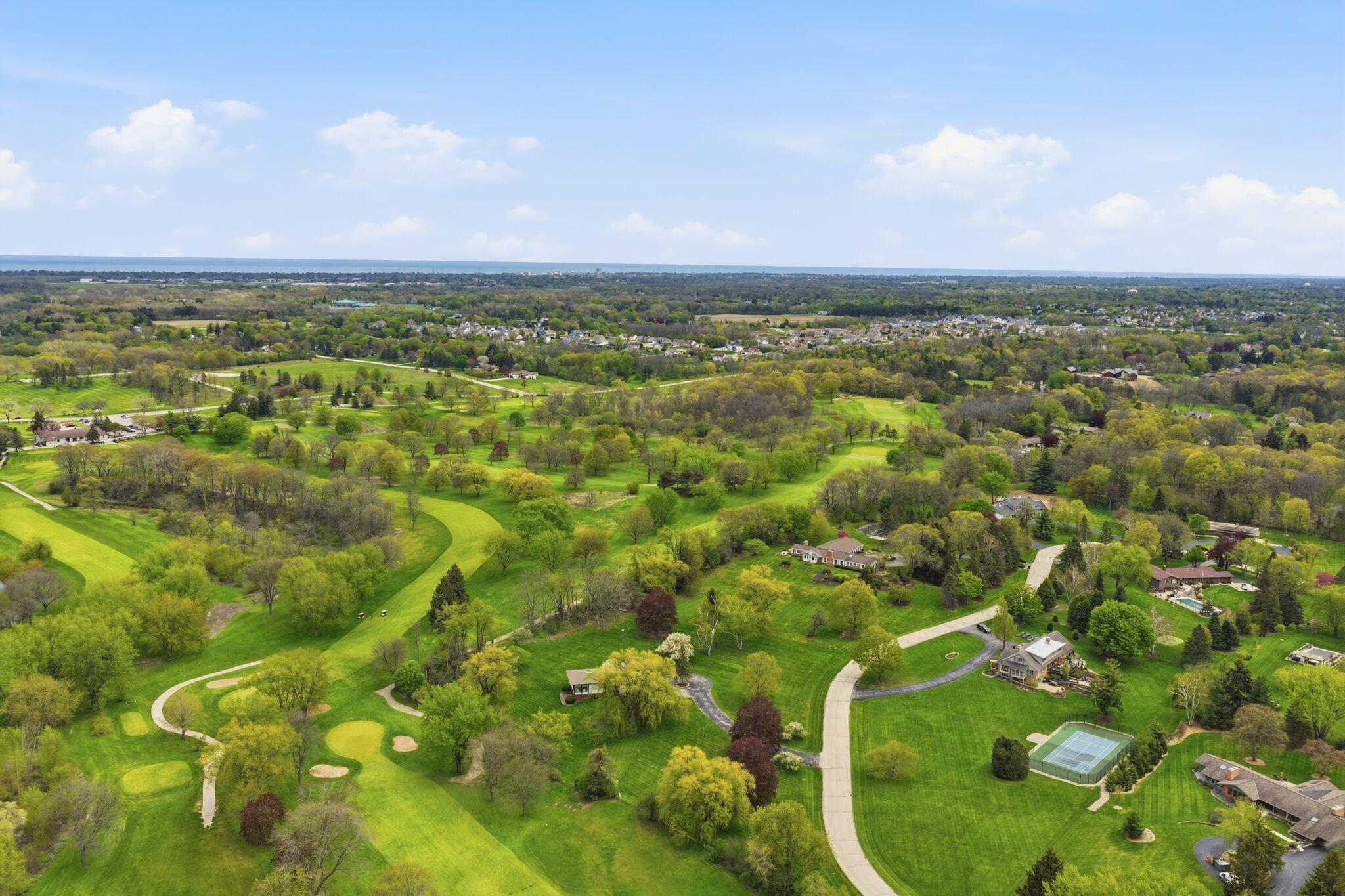 3941 South Brook Road Caledonia, WI 53126 - Photo 42 of 50 Drone - Johnson Park Golf Course
