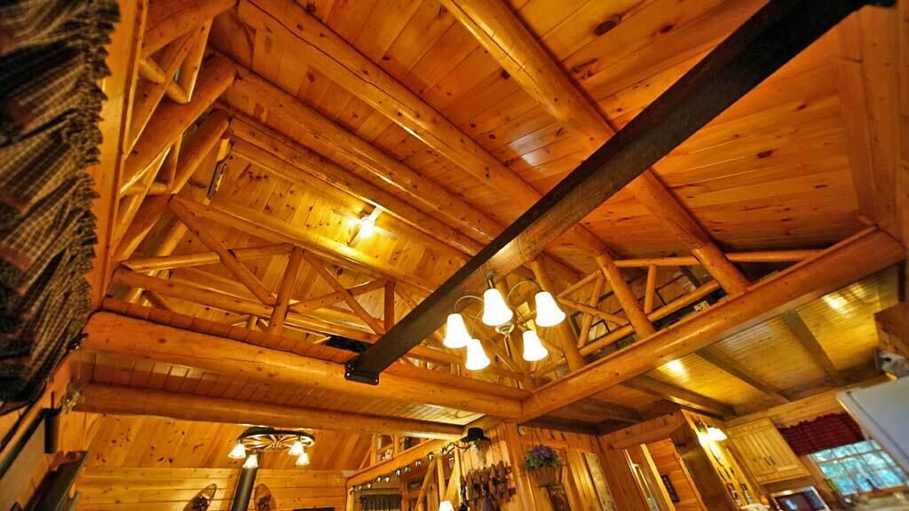 803 Chadwick Pt Road Weston, ME 04424 - Photo 42 of 116 cathedral-me-lake-log-home