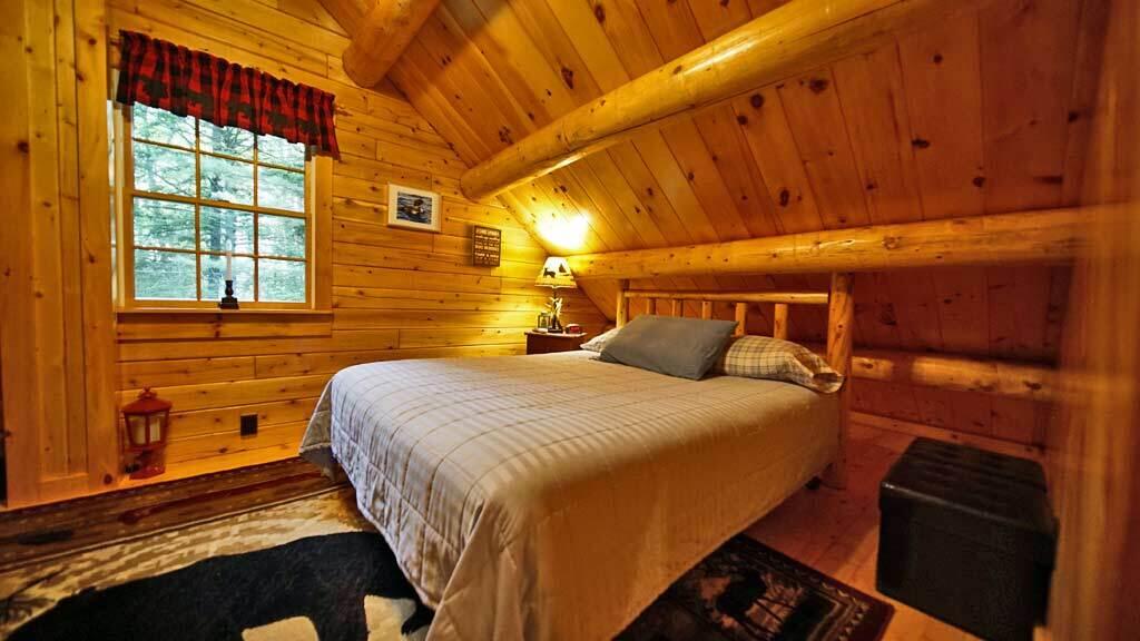 803 Chadwick Pt Road Weston, ME 04424 - Photo 47 of 116 loft-bedroom-2-log-lake-hom