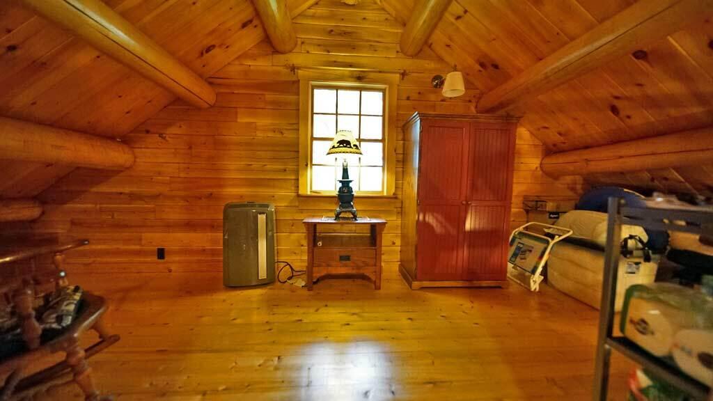 803 Chadwick Pt Road Weston, ME 04424 - Photo 50 of 116 loft-bedroom-lake-log-home