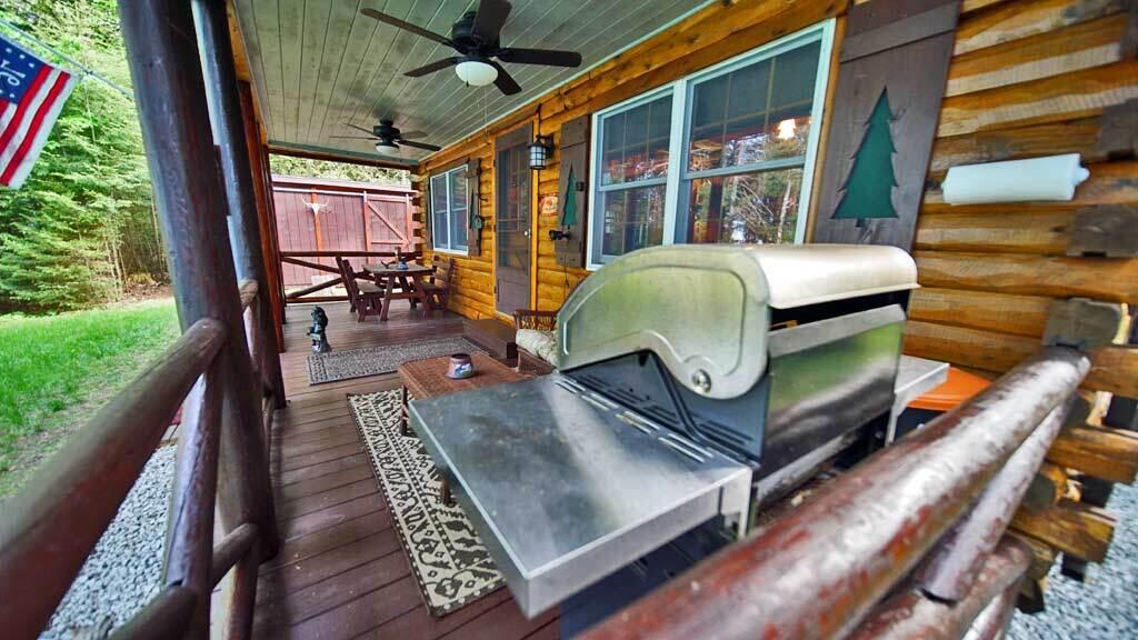 803 Chadwick Pt Road Weston, ME 04424 - Photo 61 of 116 log-home-maine-open-porch