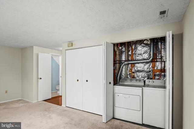 a view of storage and utility room