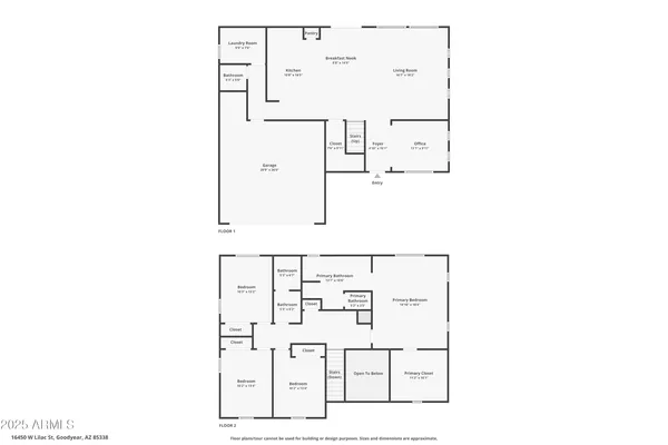 $489,500 | 16450 West Lilac Street, Goodyear, AZ 85338