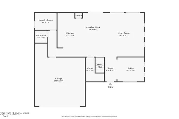$489,500 | 16450 West Lilac Street, Goodyear, AZ 85338