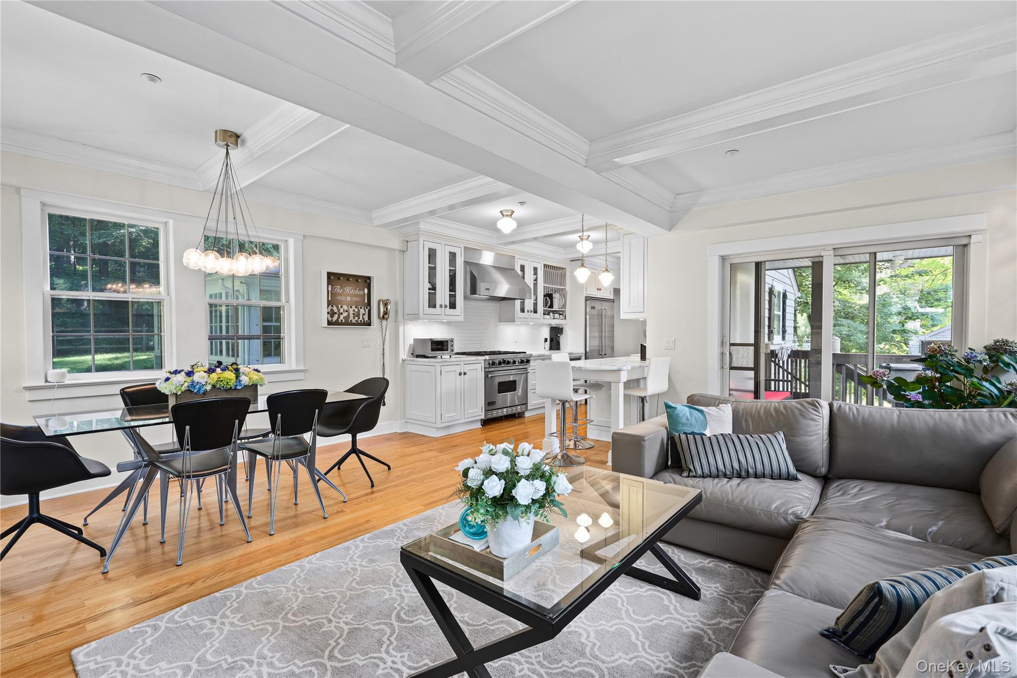 131 Douglas Road Chappaqua, NY 10514 - Photo 9 of 26 a living room with furniture and a large window