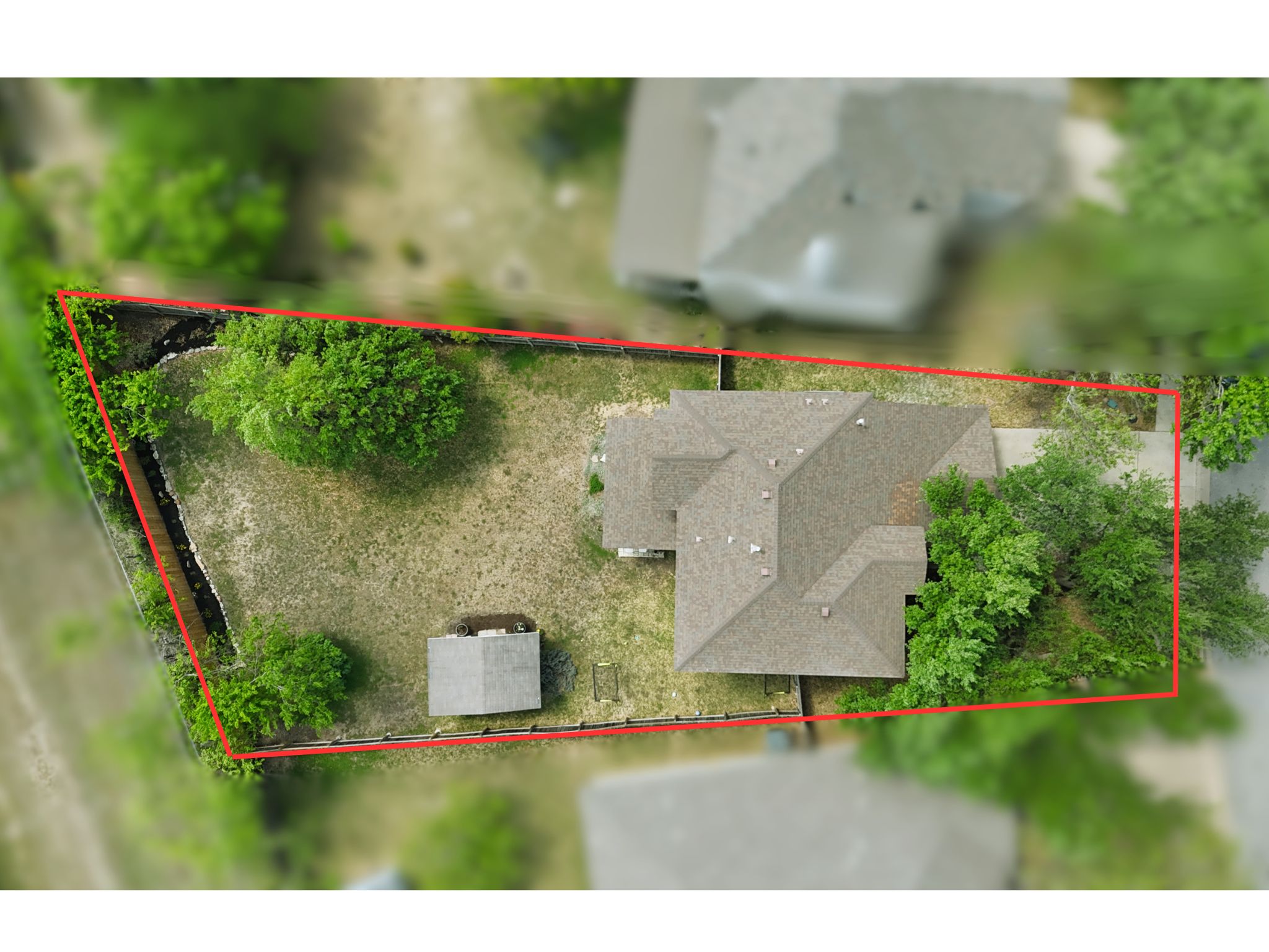 17833 Madden Drive Pflugerville, TX 78660 - Photo 20 of 21 an aerial view of a house with a yard and lake view