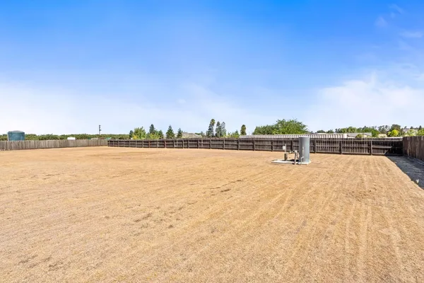 a house view with a lake view