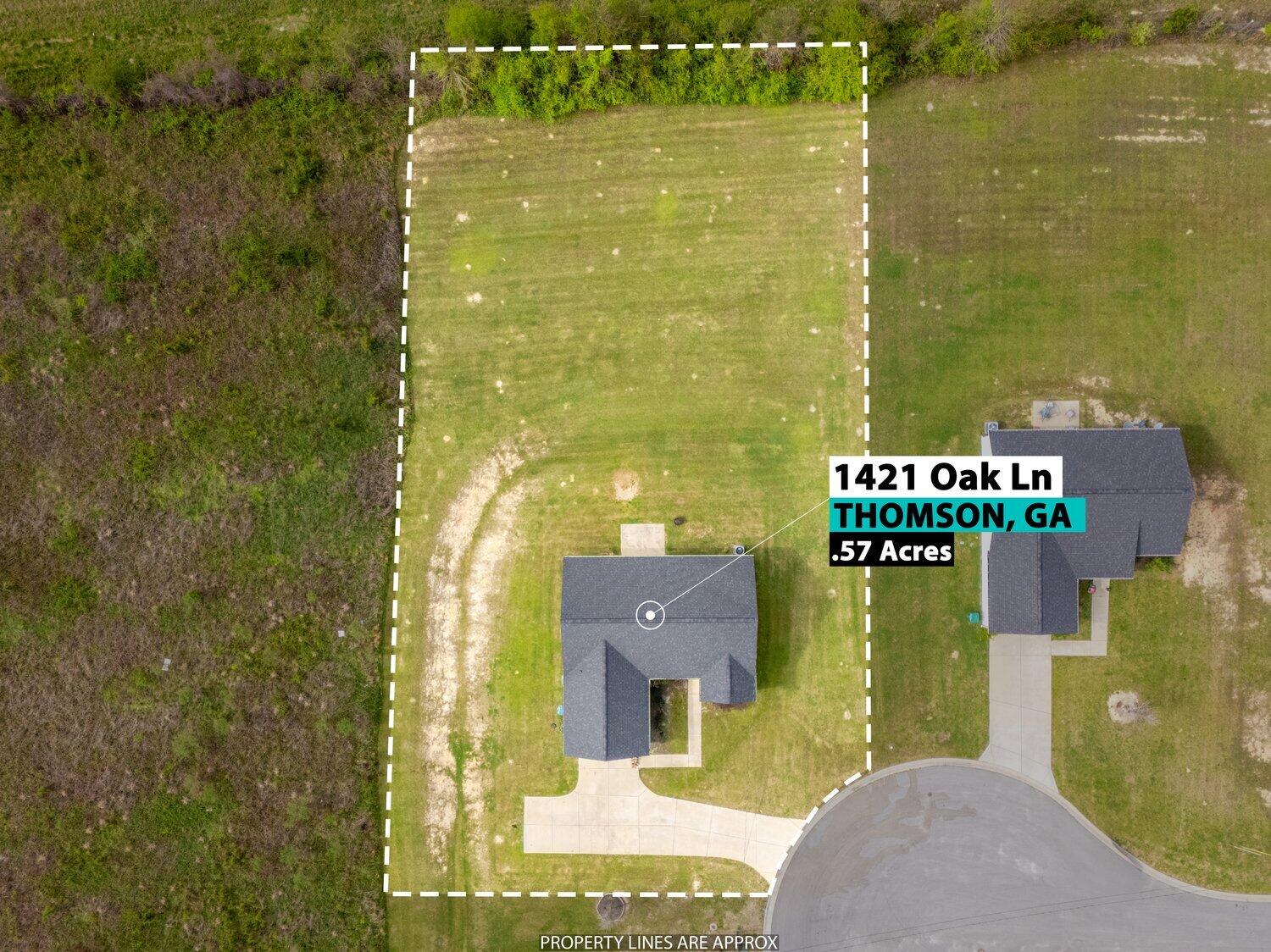 1421 Oak Lane Thomson, GA 30824 - Photo 22 of 22 Aerial