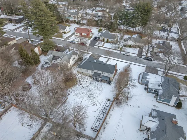 an aerial view of a city with lots of residential buildings