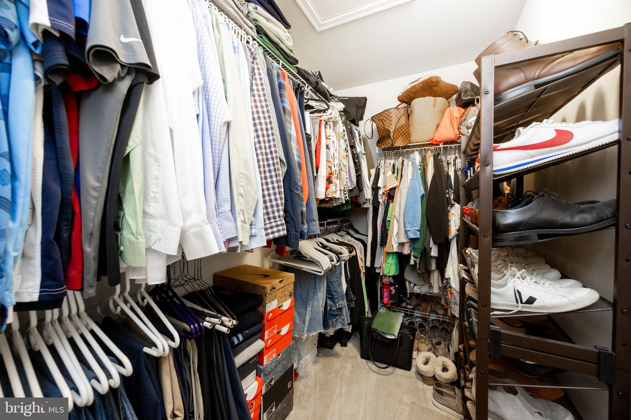 205 Murray Lane Springfield, PA 19064 - Photo 28 of 37 a view of walk in closet with clothes and shoes