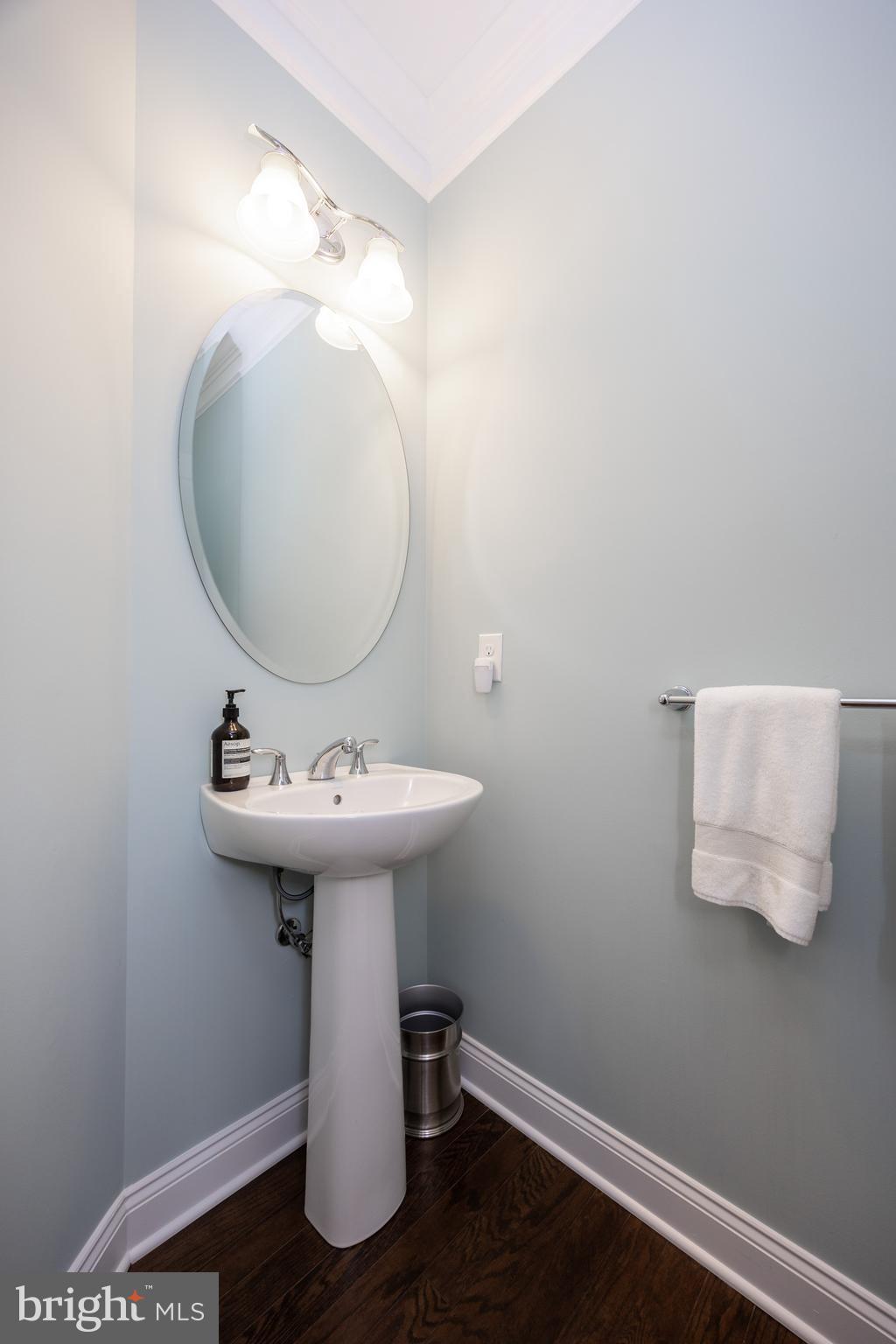 205 Murray Lane Springfield, PA 19064 - Photo 7 of 37 a bathroom with a sink and mirror