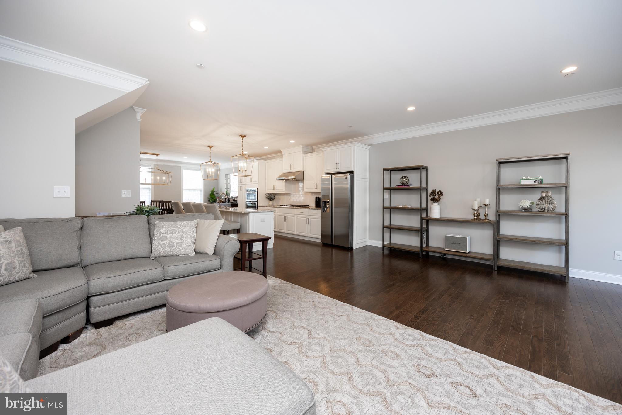 205 Murray Lane Springfield, PA 19064 - Photo 9 of 37 a living room with furniture and view of kitchen