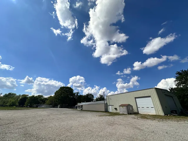 a view of a room with a chandelier
