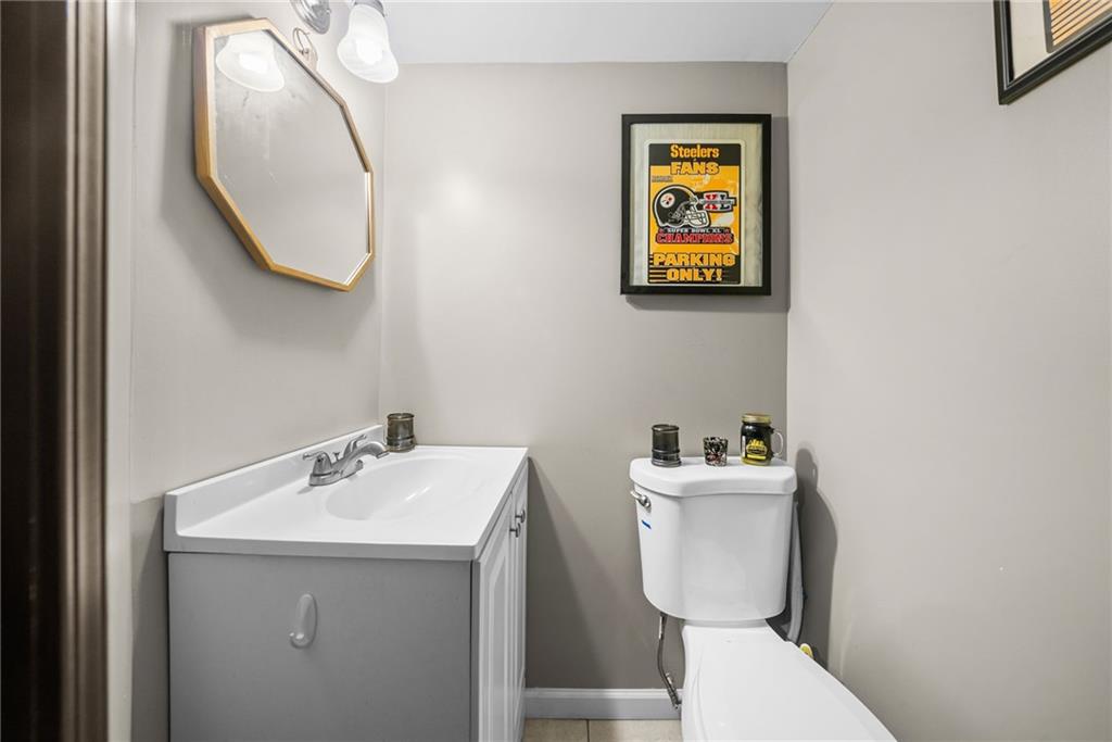 1069 Harding Street Bridgeville, PA 15017 - Photo 30 of 37 Powder room in game room