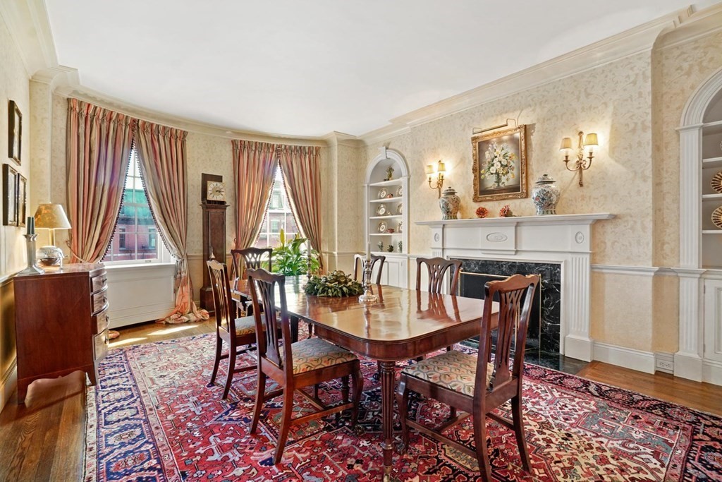388 Beacon Street, Unit 3 Boston, MA 02116 - Photo 6 of 29 a view of a dining room with furniture window and outside view