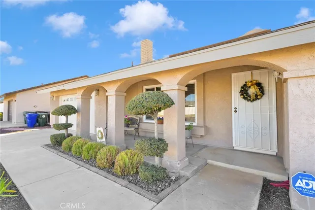 a view of a entryway front of house