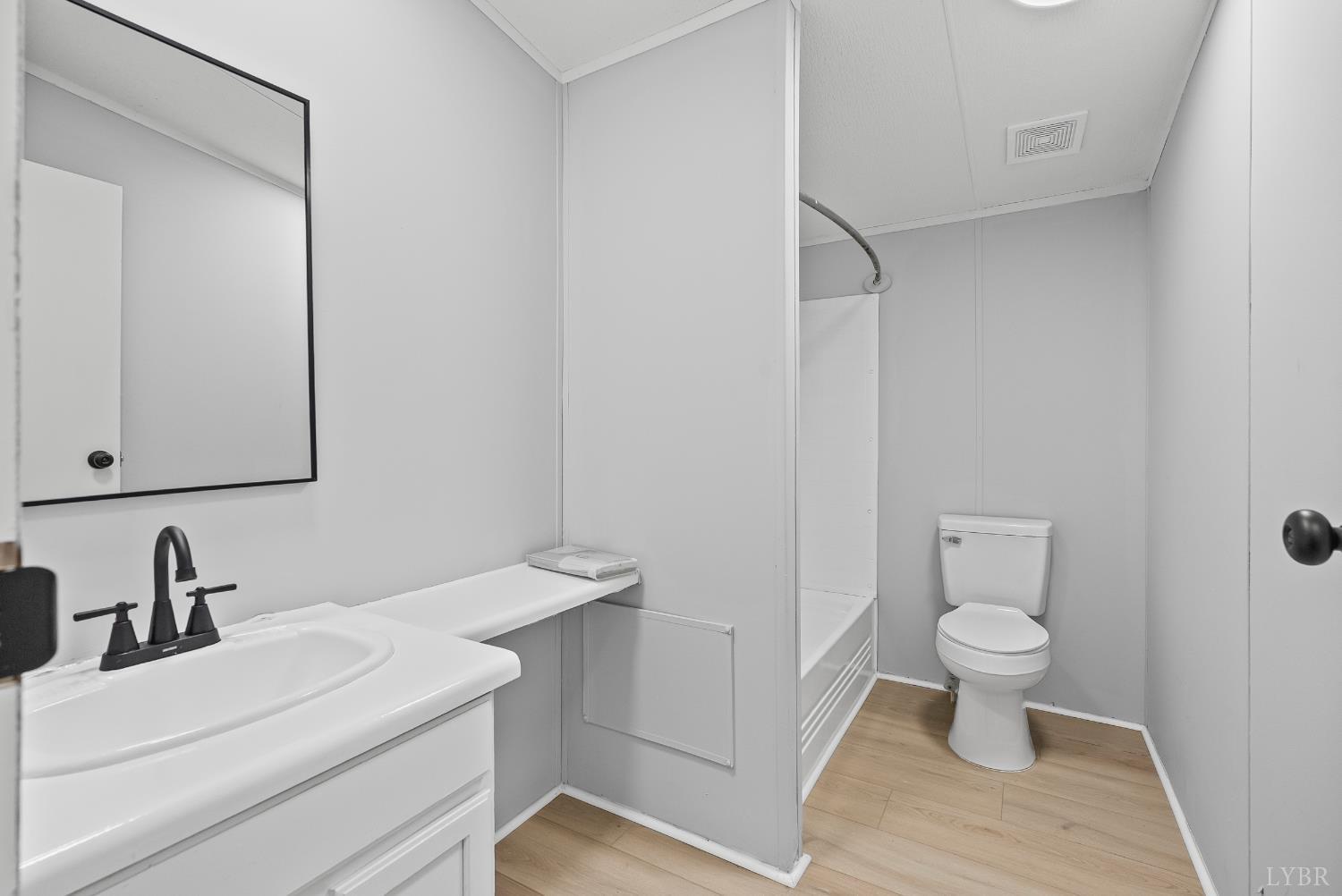 509 Oak Hill Road Prospect, VA 23960 - Photo 23 of 41 a bathroom with a sink a toilet and a mirror