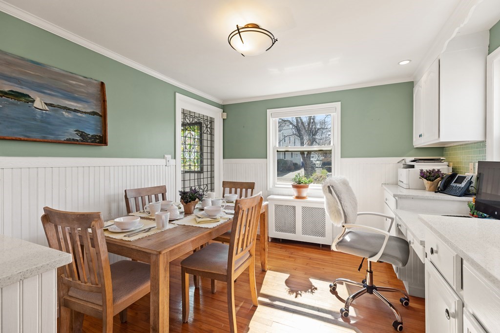 38 Magnolia Road Milton, MA 02186 - Photo 7 of 34 a view of a dining room with furniture window and outside view