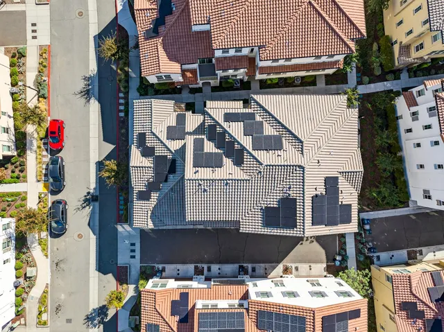 front view of a house with a street