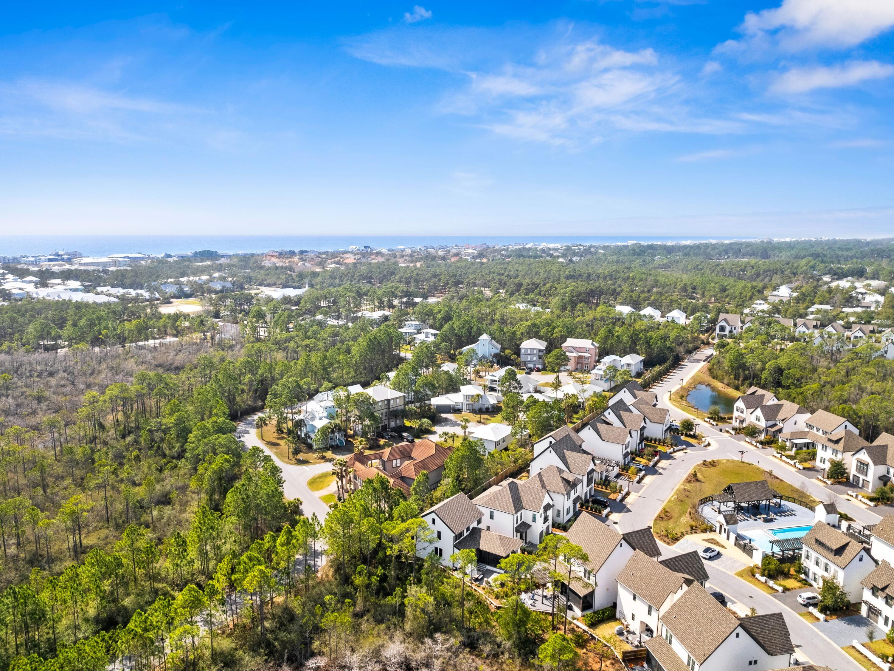 425 Ridgewalk Circle Santa Rosa Beach, FL 32459 - Photo 18 of 22 a view of a city with an ocean