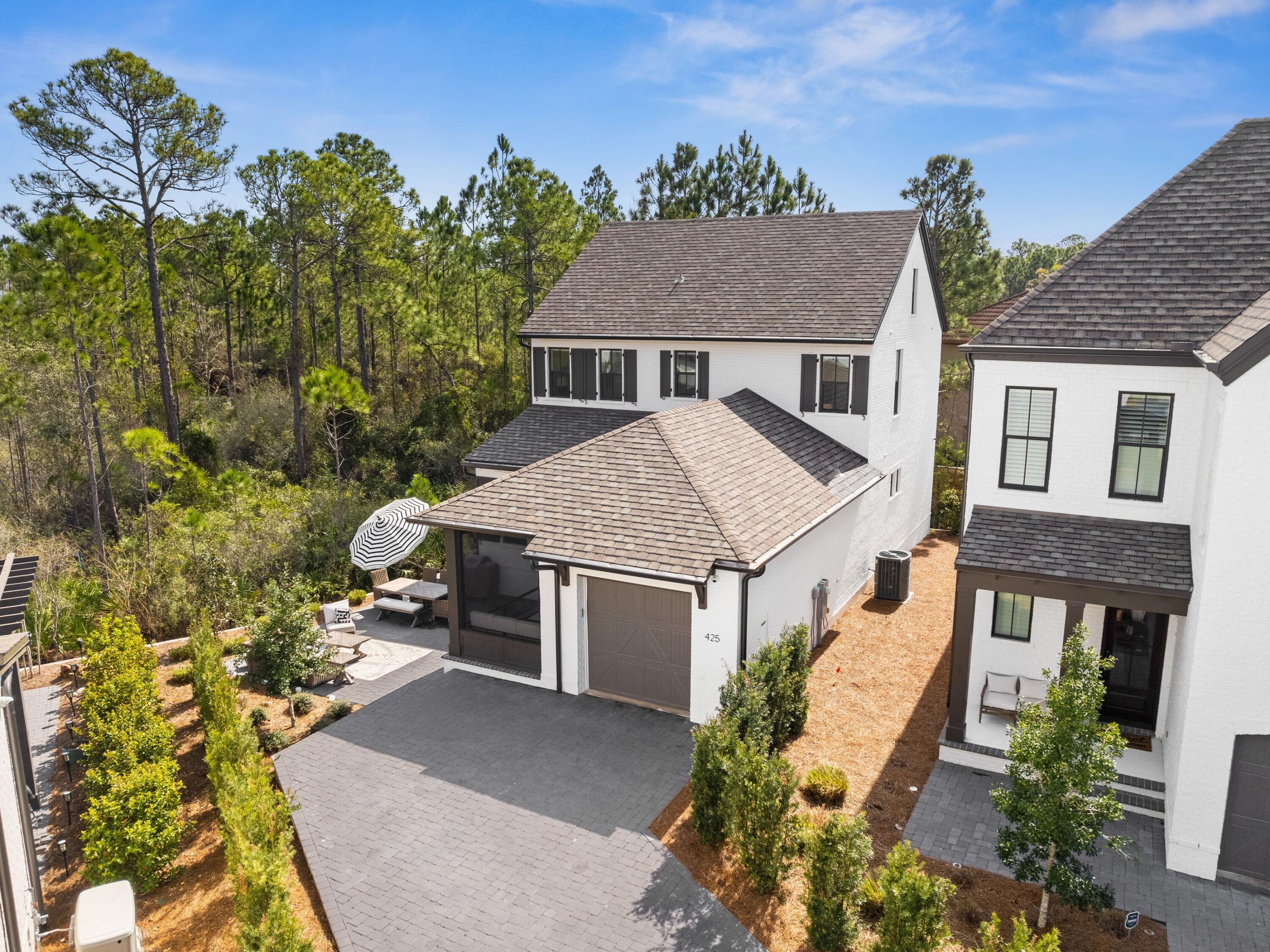 425 Ridgewalk Circle Santa Rosa Beach, FL 32459 - Photo 7 of 22 aerial view of a house with a garden