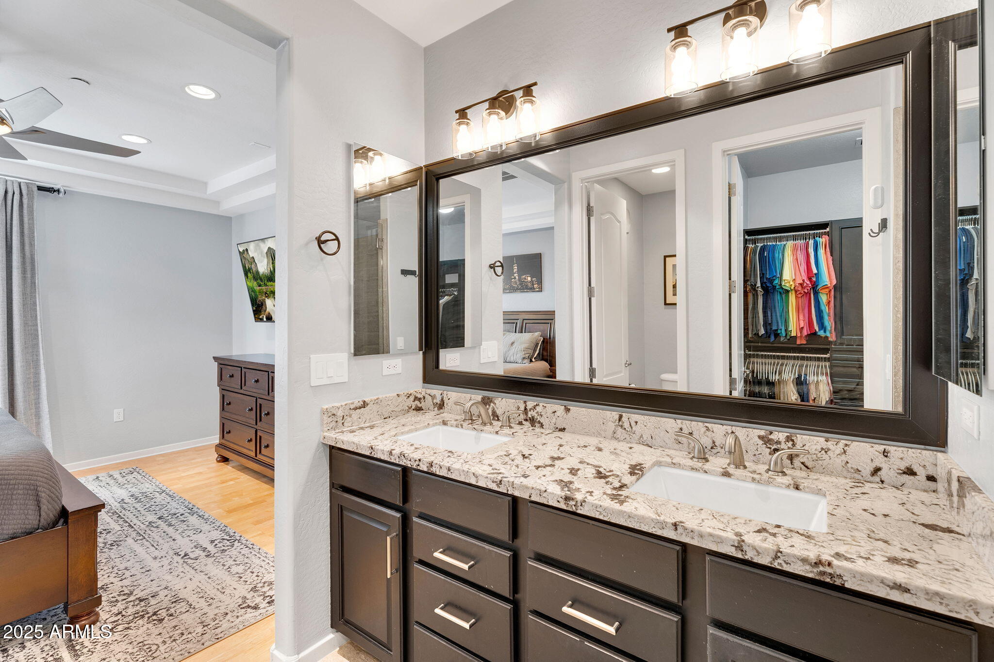2446 East Roma Avenue Phoenix, AZ 85016 - Photo 23 of 37 Double Vanity Granite Counters