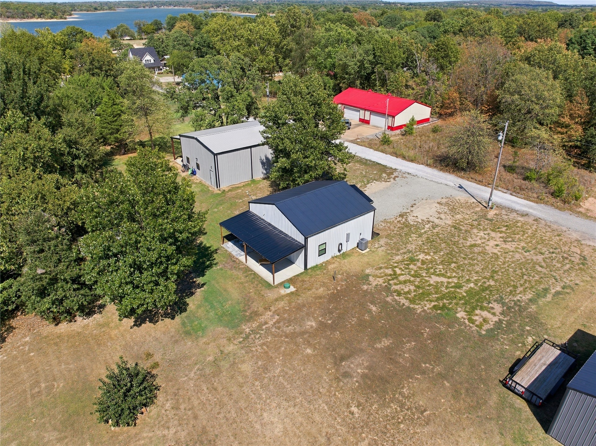 420942 East 1168 Road Eufaula, OK 74432 - Photo 38 of 43 Property featuring a main residence with a covered porch.