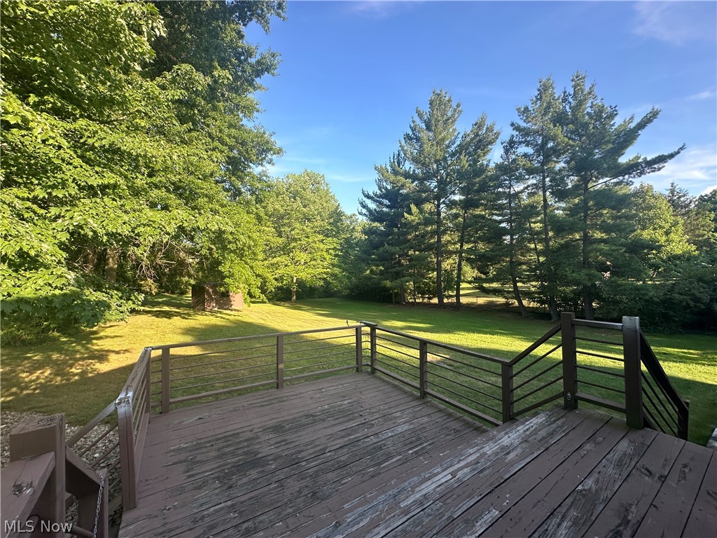 5855 Liberty Road Solon, OH 44139 - Photo 17 of 19 Deck featuring a yard