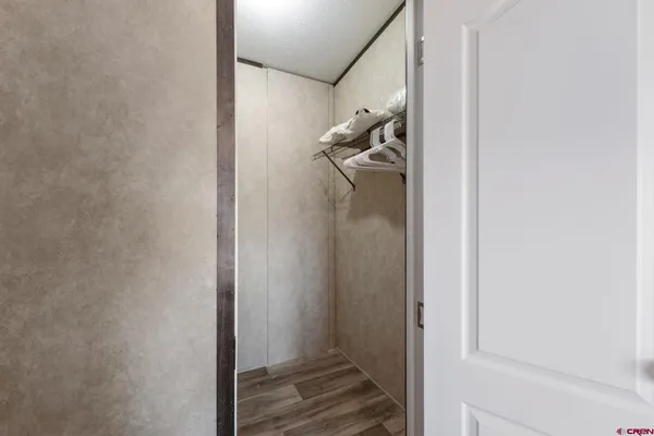 a view of walk in closet