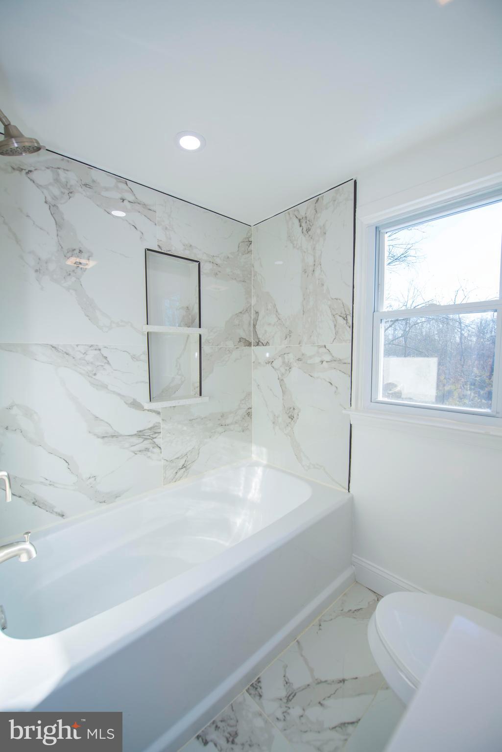 10909 Philadelphia Road White Marsh, MD 21162 - Photo 36 of 49 a bathroom with a bathtub and a toilet