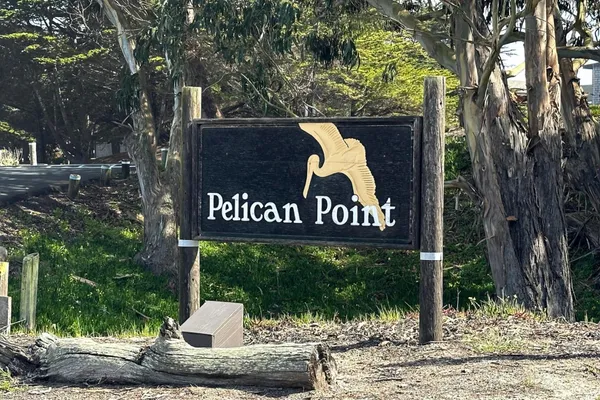 a view of a sign board