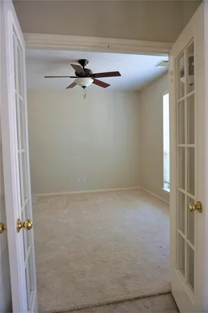 a view of empty room