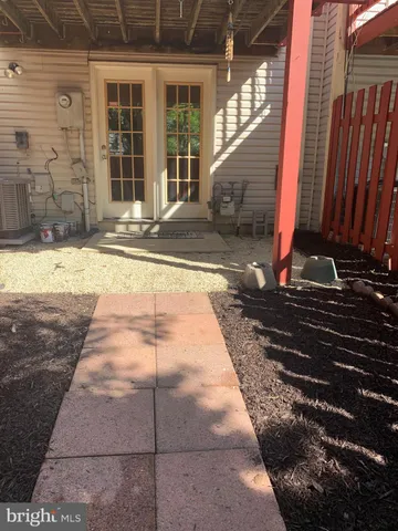 a view of a backyard of a house