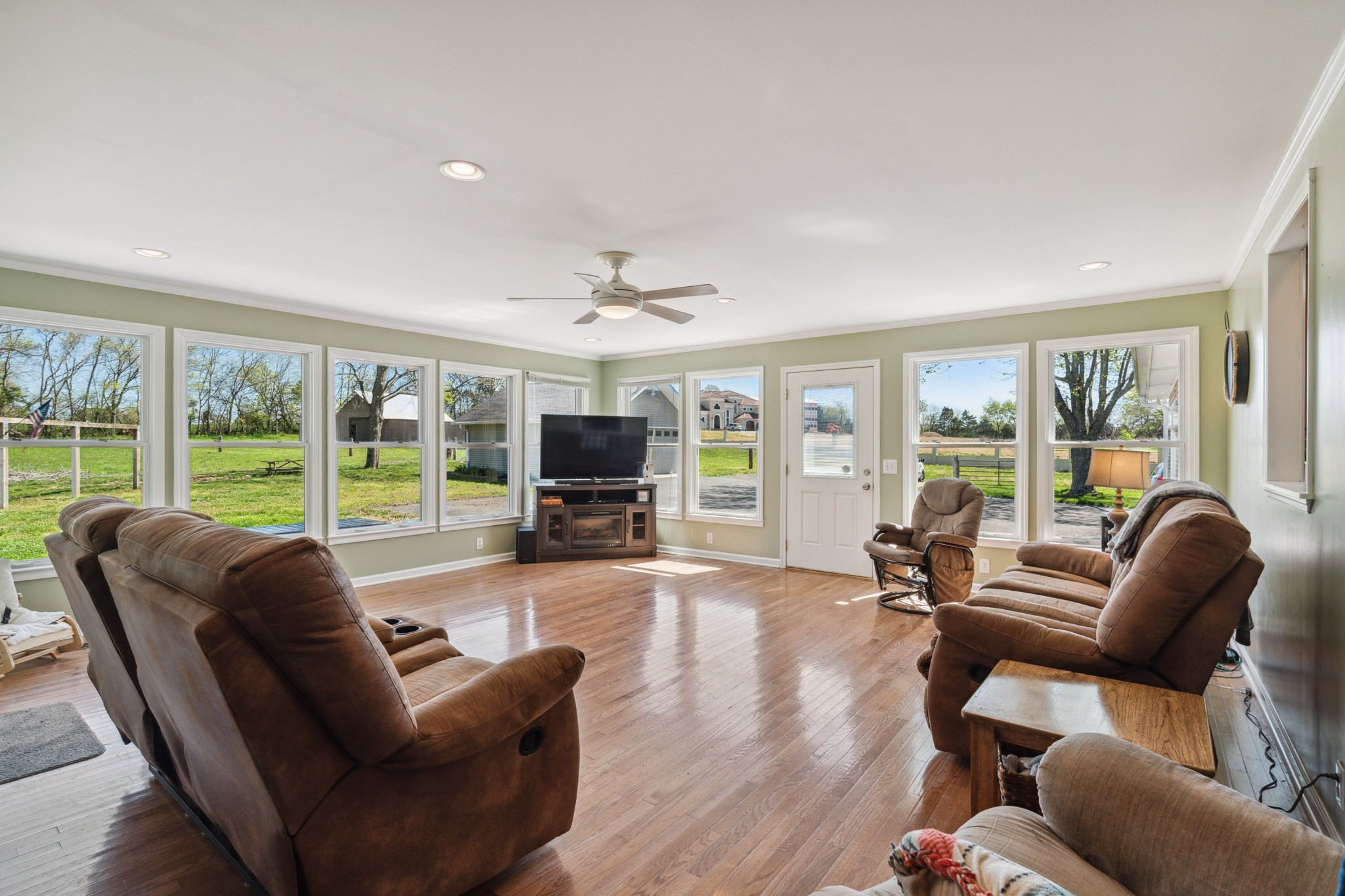 4520 Mt Sharon Road Greenbrier, TN 37073 - Photo 13 of 42 a living room with furniture and a large window