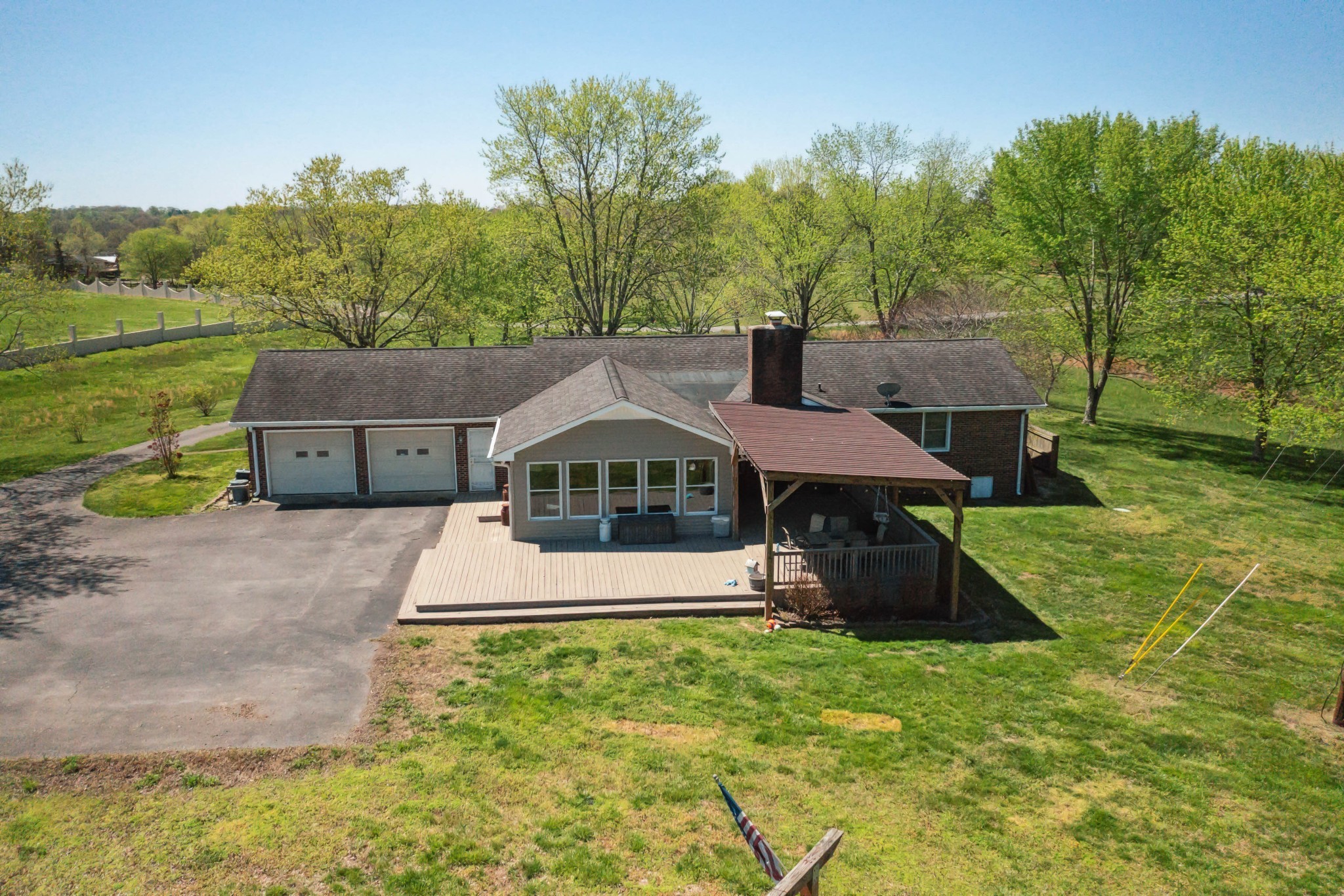 4520 Mt Sharon Road Greenbrier, TN 37073 - Photo 37 of 42 a front view of a house with a yard