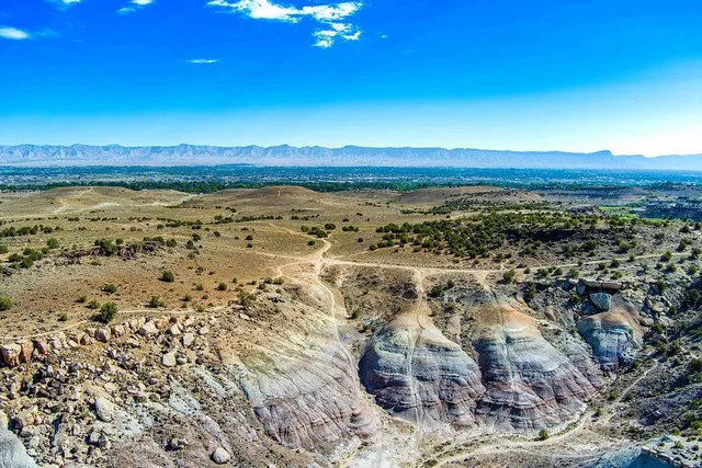 a view of city and ocean