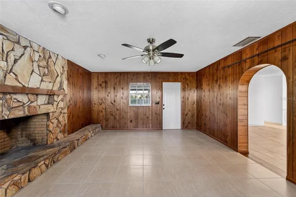 wooden floor in an empty room