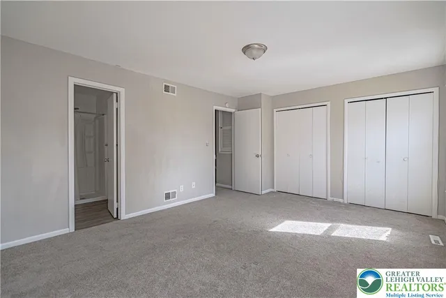 a view of an empty room