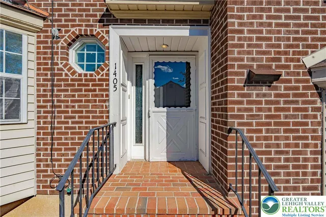 a view of a door with a door