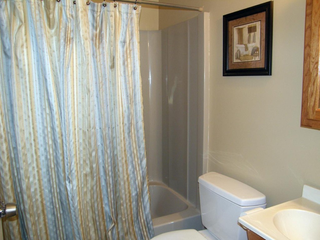 6 Kingsbury Road Canton, MA 02021 - Photo 9 of 26 a white toilet sitting next to a shower curtain