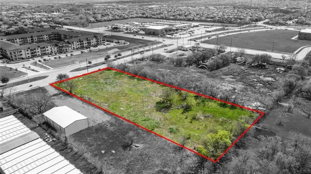 a view of a flower in a yard