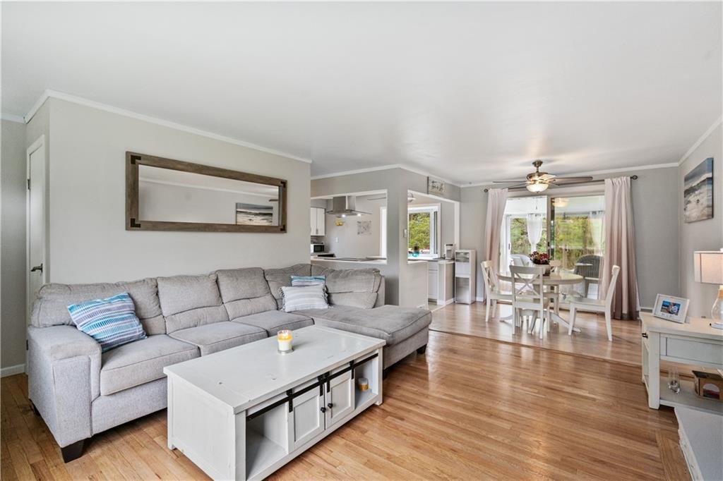 5431 Hamilton Road Gibsonia, PA 15044 - Photo 3 of 28 a living room with furniture and a wooden floor