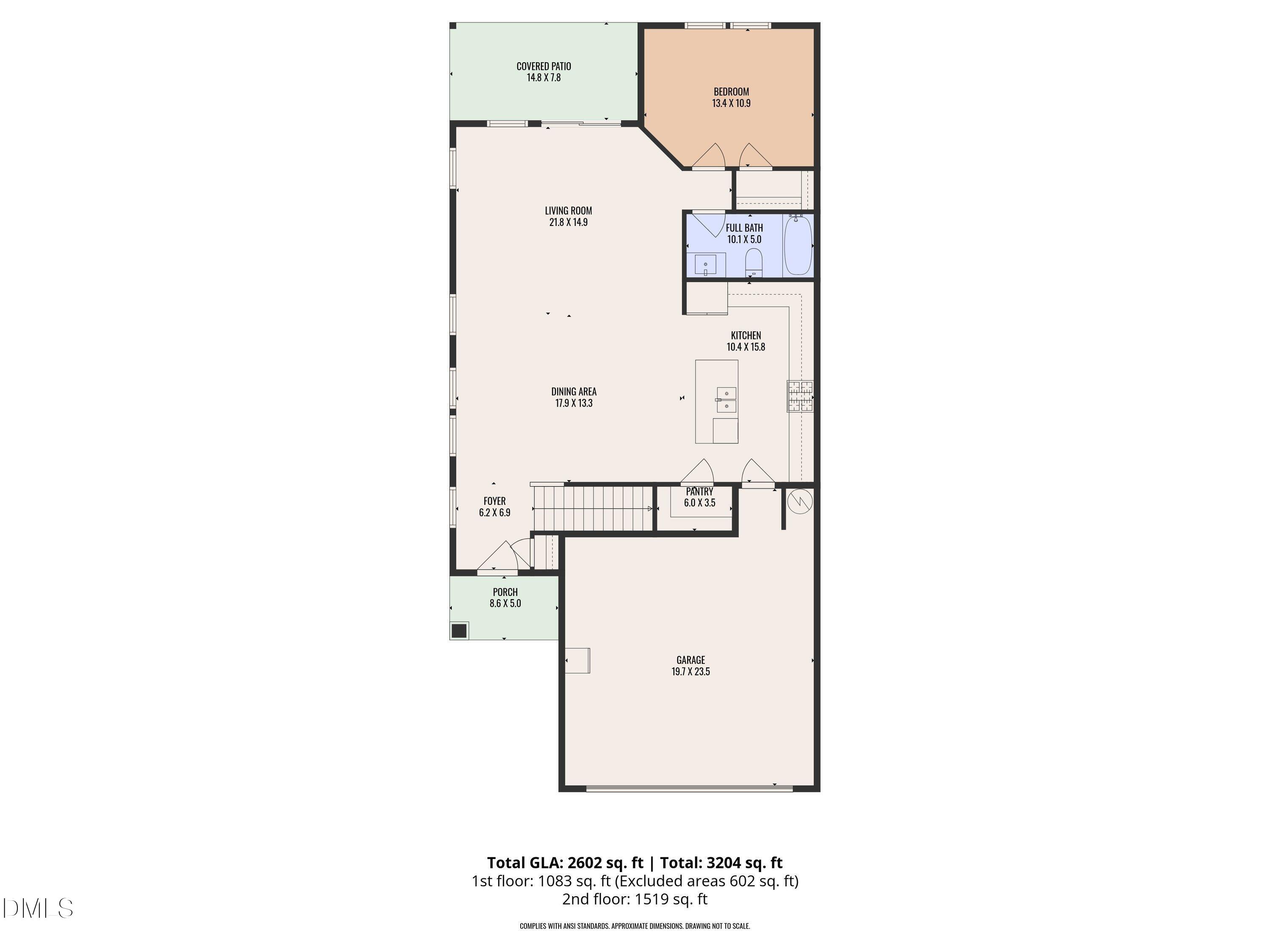 154 Anise Tree Way Clayton, NC 27527 - Photo 43 of 44 1st_floor_154_anise_tree_way_clayton_wit