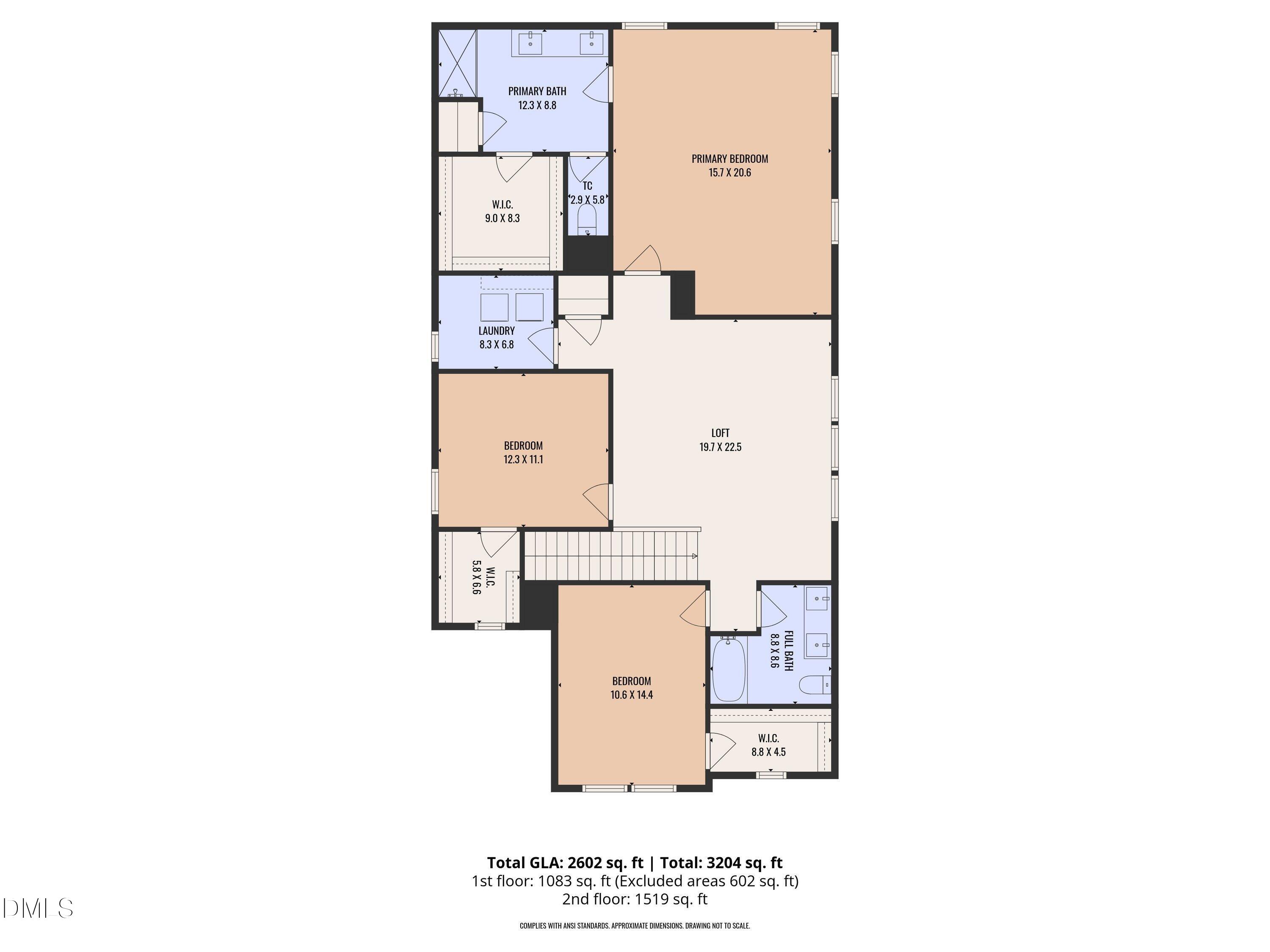 154 Anise Tree Way Clayton, NC 27527 - Photo 44 of 44 2nd_floor_154_anise_tree_way_clayton_wit