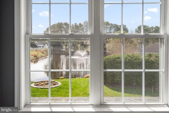 a view of a back yard with an outdoor area